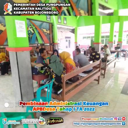 Pembinaan Administrasi Keuangan APBDesa Pungpungan Th 2022