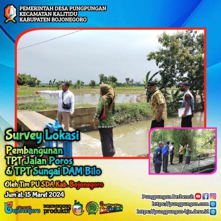 PUNGPUNGAN: Survey TPT PU SDA Kabupaten Bojonegoro